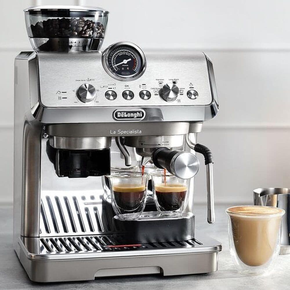 DeLonghi La Specialista Arte Evo 56 Oz Espresso Machine with Cold Brew in Metal, , large