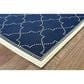 Oriental Weavers Marina 6025P 7"10" x 10"10" Navy and Ivory Area Rug, , large