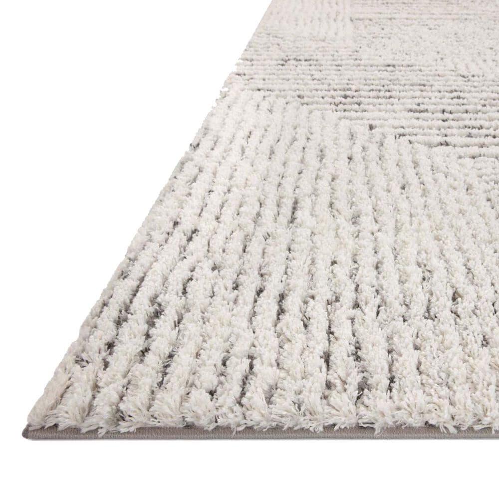 Loloi Levitt Shag 7&#39;10&quot; x 10&#39; Ivory and Grey Area Rug, , large