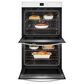 Whirlpool 27" Self-Cleaning Air Fry Single-Fan Smart Double Electric Wall Oven in White, , large