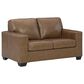 Ashley Bolsena Stationary Loveseat in Caramel, , large