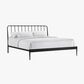 Hawthorne Furniture Farmhouse King Metal Panel Bed in Matte, , large