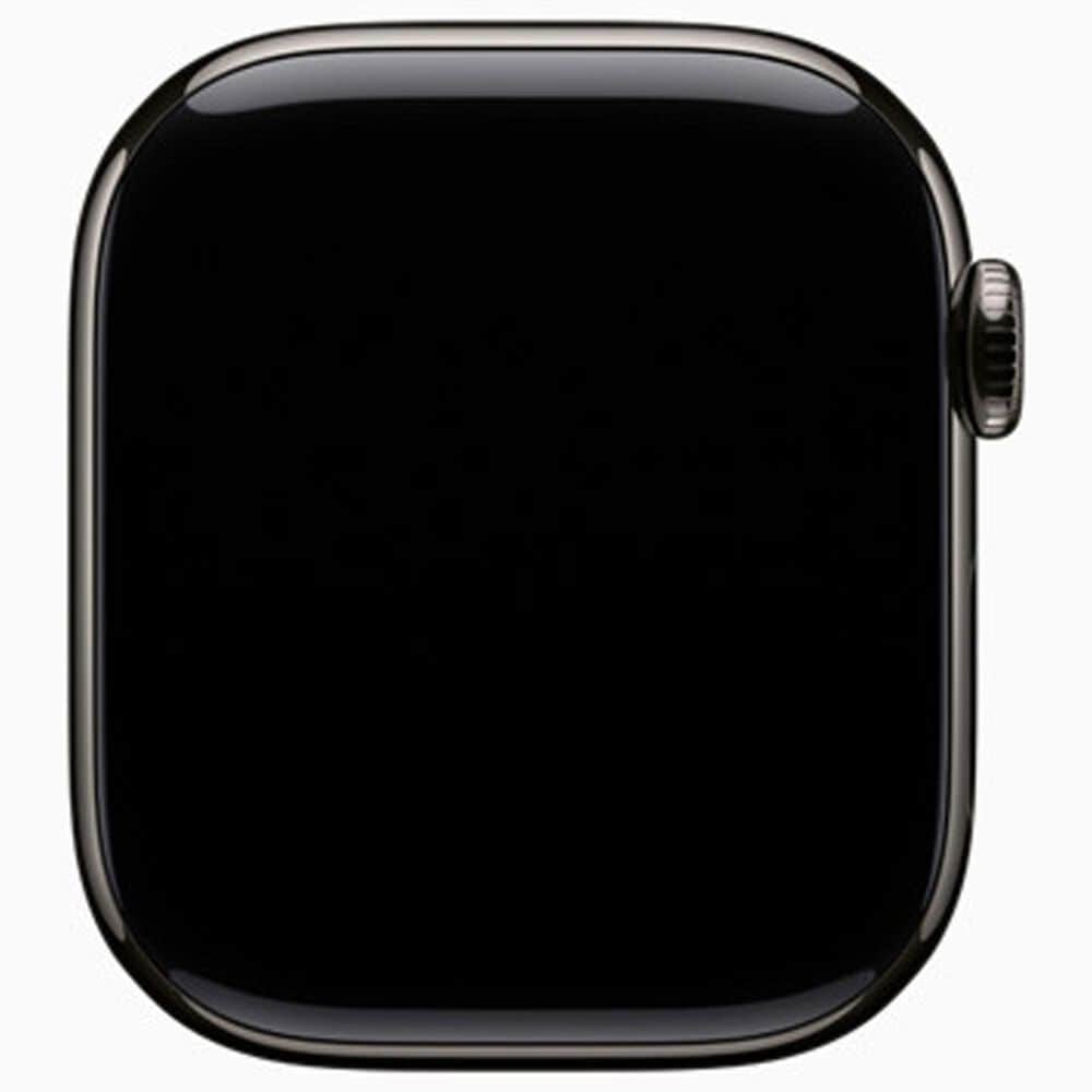 Apple Watch Series 11 (GPS + Cellular) 42mm Slate Titanium Case with Black Sport Band - S/M, , large