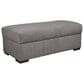 Northwestern Scout Storage Ottoman in Ash Gray, , large