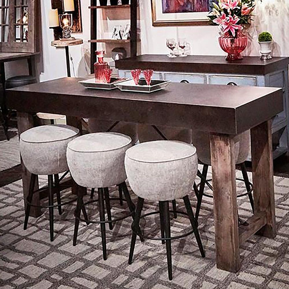Nest Francis and Nikki 7-Piece Bar Set in Antique Natural and Black, , large
