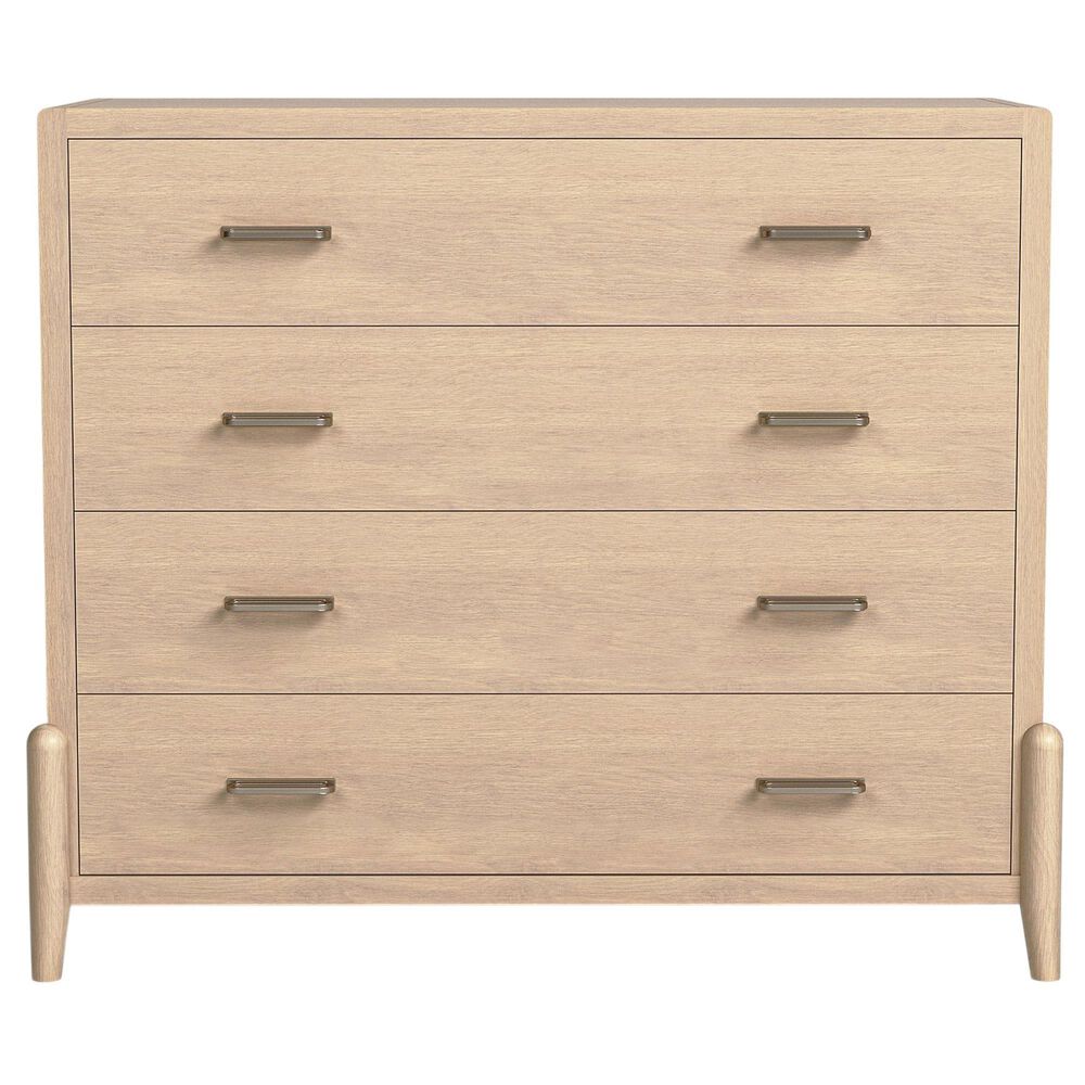Stickley Furniture Lucerne 4 Drawer Chest in Sunwashed Linen, , large