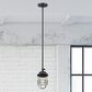 Golden Lighting Seaport Hanging Mini Pendant in Matte Black, , large
