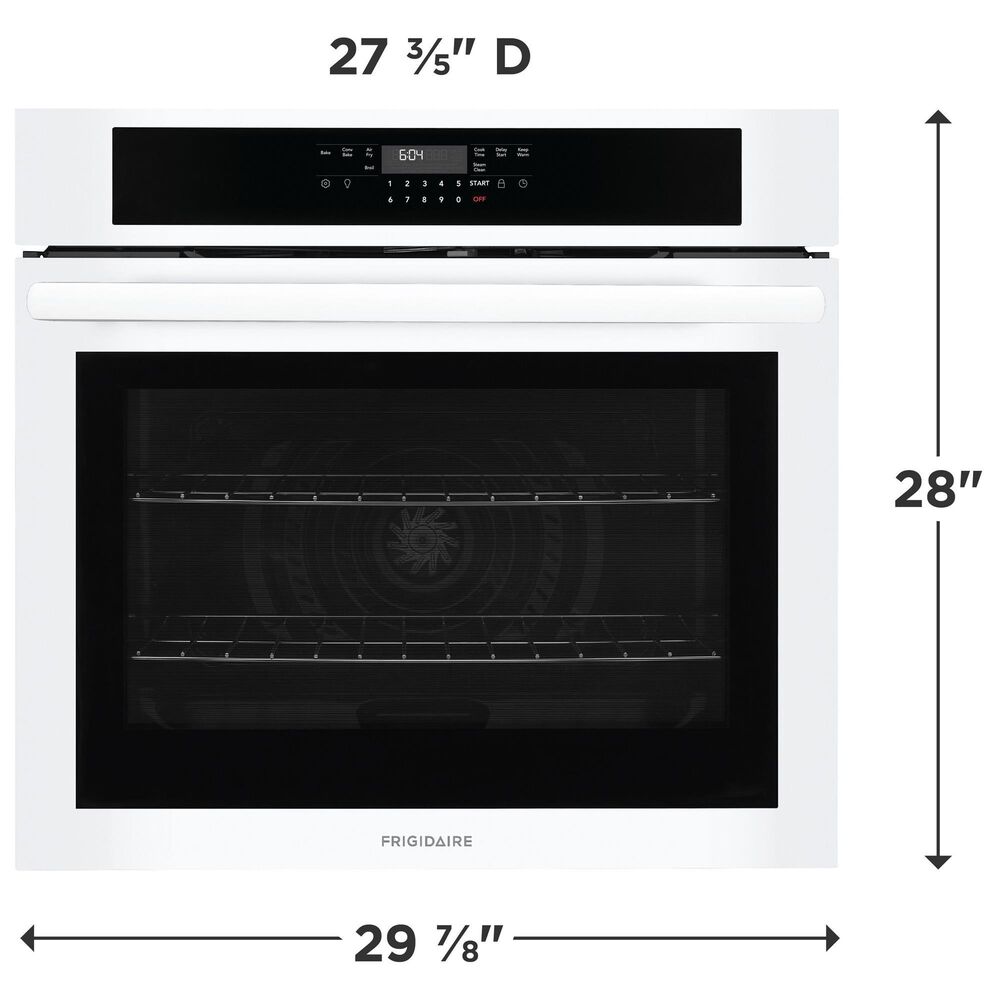 Frigidaire 30" Single Wall Oven with Air Fry in White, , large