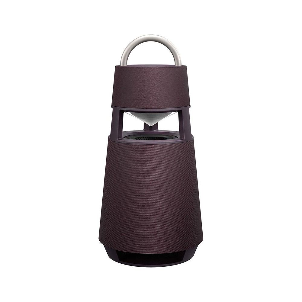 LG XBOOM 360 RP4 - Omnidirectional 360 Sound Portable Wireless Bluetooth Speaker with Mood Lighting in Burgundy, , large