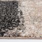 Central Oriental Tulsa Brunsville 5" x 7"3" White Sand and Armor Grey Area Rug, , large