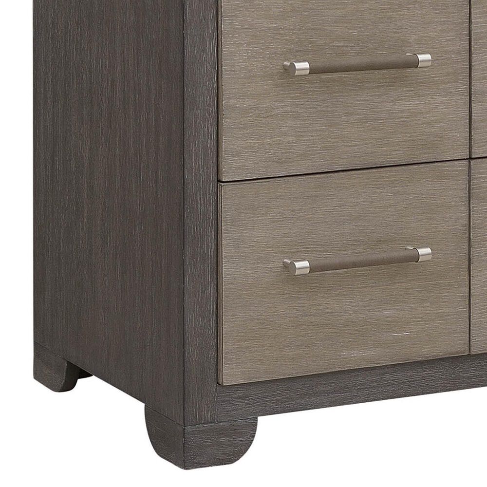 Nicolette Home Anderson Park Dark 9-Drawer Dresser and Mirror in Moose Trail and Frontier Brown, , large