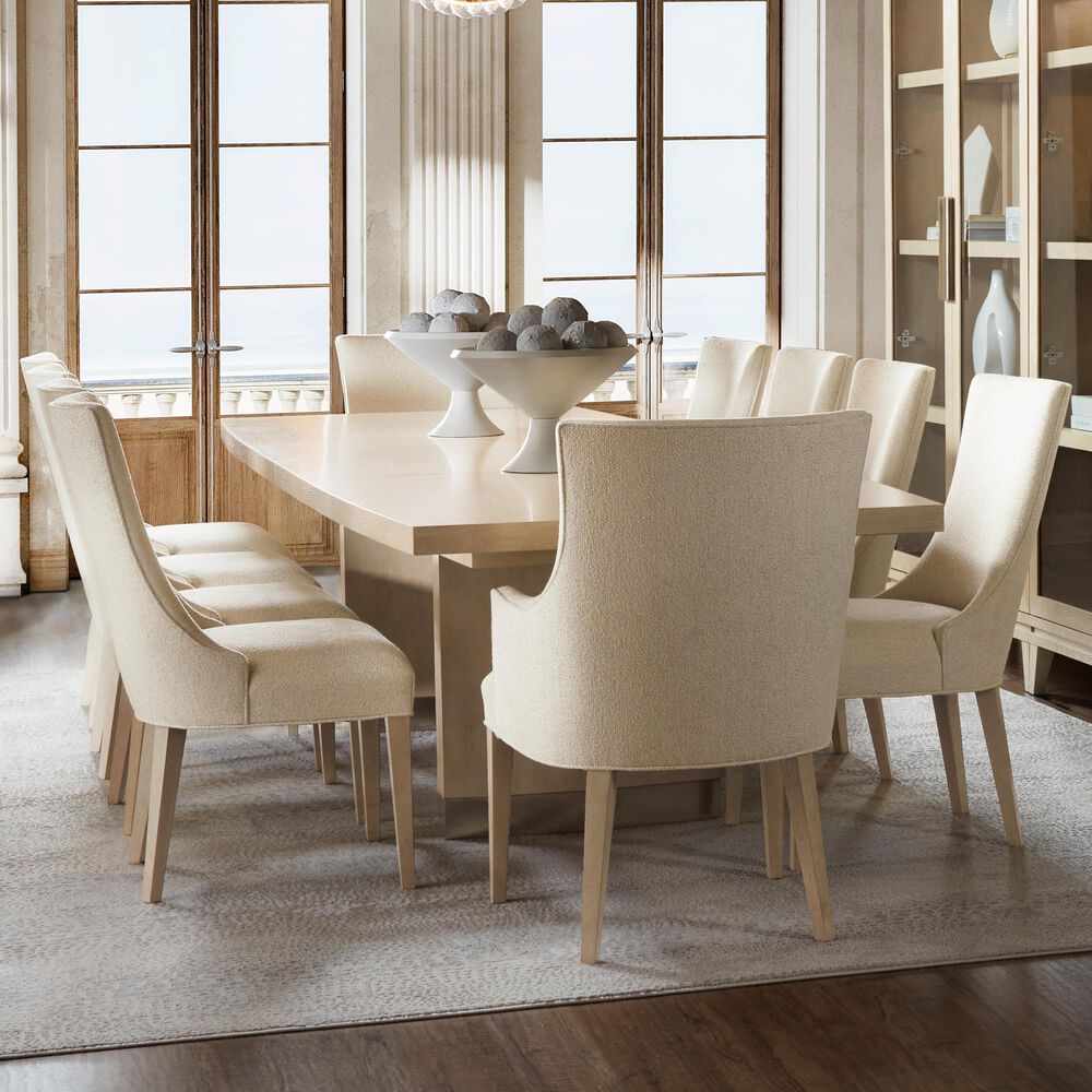 HOOKER FURNITURE Westwood 11-Piece Rectangular Dining Set in Polished Limestone, , large