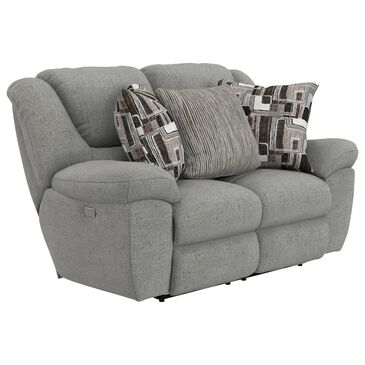 Catnapper Trifecta Power Reclining Rocking Loveseat in Nature, , large