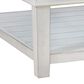 Signature Design by Ashley Kanwyn Upholstered Ottoman Cocktail Table in Whitewash, , large