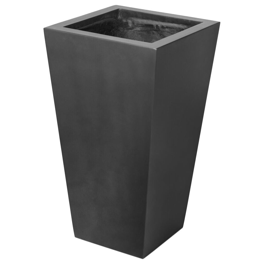 Four Hands Koto Outdoor Tall Planter in Black, , large