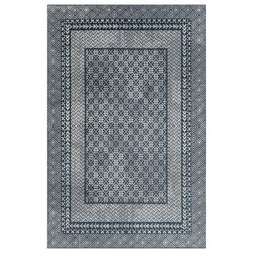 Surya Lavadora 5"3" x 7" Ink Blue, Light Gray and Cream Area Rug, , large