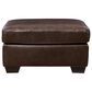 Ashley Santorine Stationary Chair and Ottoman Set in Dark Brown, , large