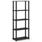 HOMLUX 5-Tier Display Rack in Americano and Black, , large