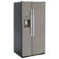 GE Appliances 23 Cu. Ft. Side by Side Refrigerator with External Dispenser in Fingerprint Resistant Slate, , large