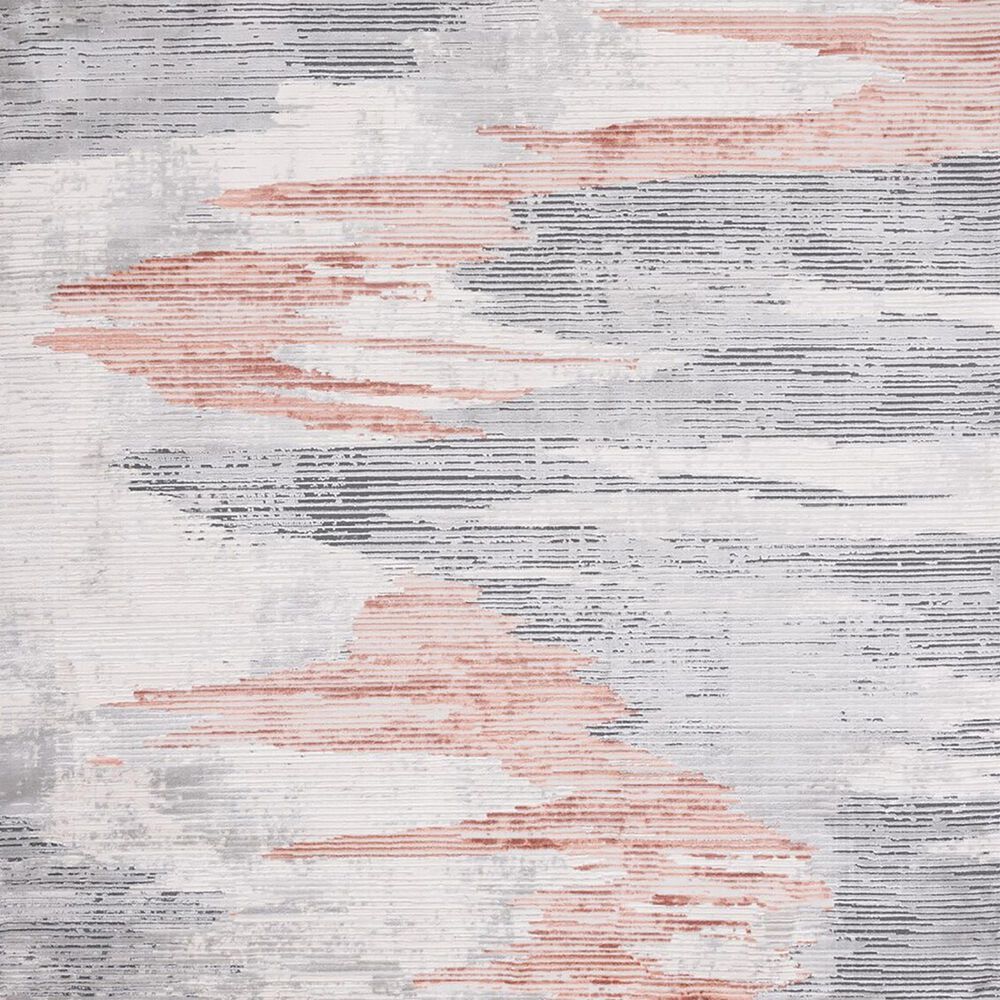 Safavieh Invista 8&#39; x 10&#39; Light Grey and Rust Area Rug, , large