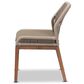 Baxton Studio Jennifer Side Chair in Walnut Brown, , large