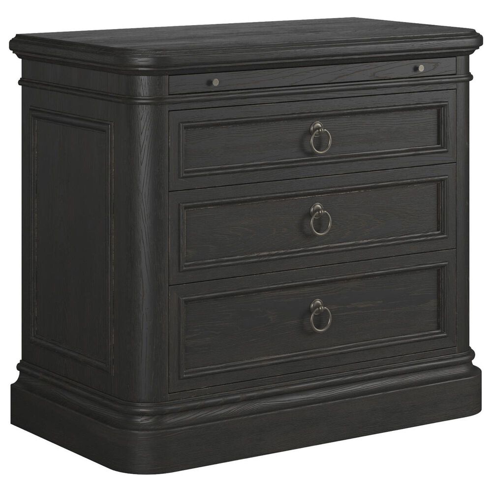 Vantage Atrium 3-Drawer Nightstand in Hand Rubbed Black, , large