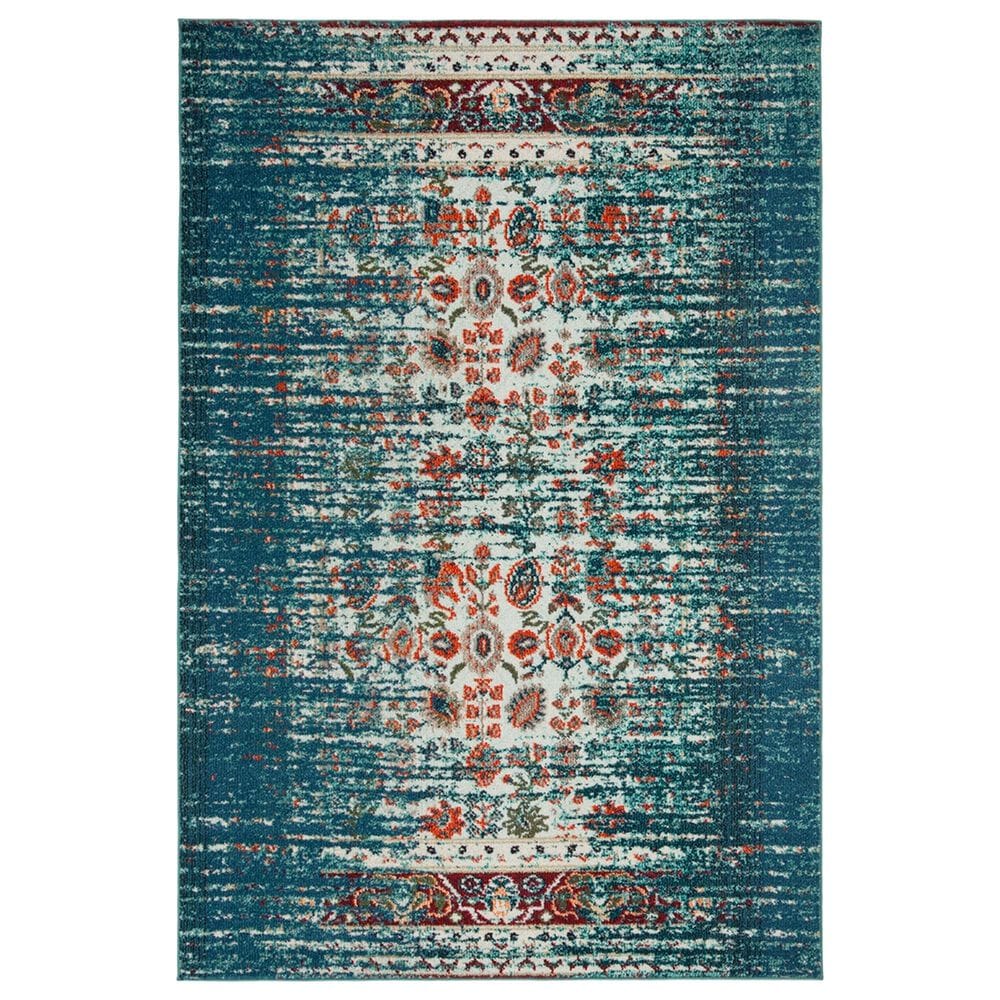 Safavieh Monaco MNC208V 5"1" x 7"7" Blue and Ivory Area Rug, , large