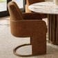 Casabianca Home Brenda Arm Chair in Cinnamon Brown, , large