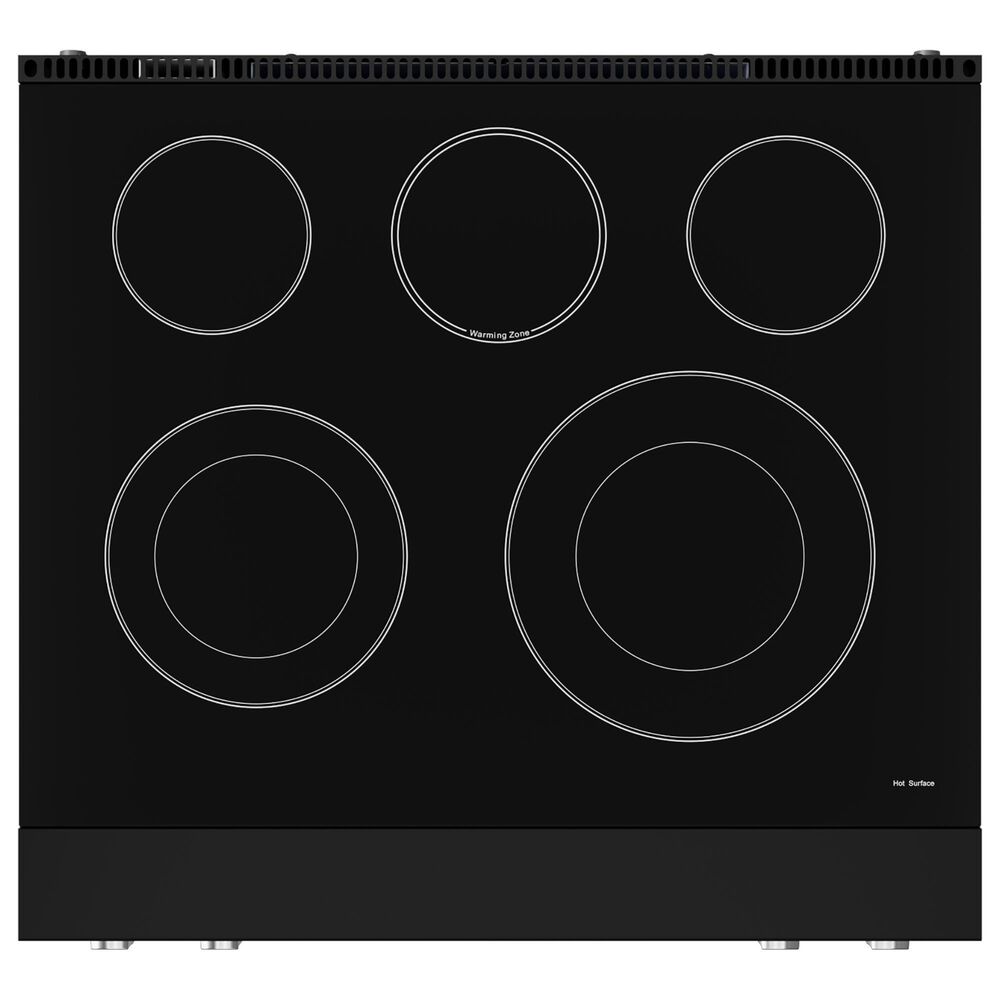 Thork Kitchen Gordon Ramsay 4.55 Cu. Ft. 30&quot; Professional Electric Range with Stainless Steel Handle Kit in Black, , large