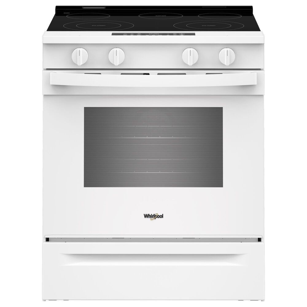 Whirlpool 30" Electric Smart Range in White, , large