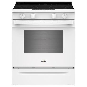 Whirlpool 30" Electric Smart Range in White, , large