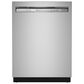 KitchenAid 24" Built-In Pocket Handle Dishwasher with 39 Decibel in Stainless Steel, , large