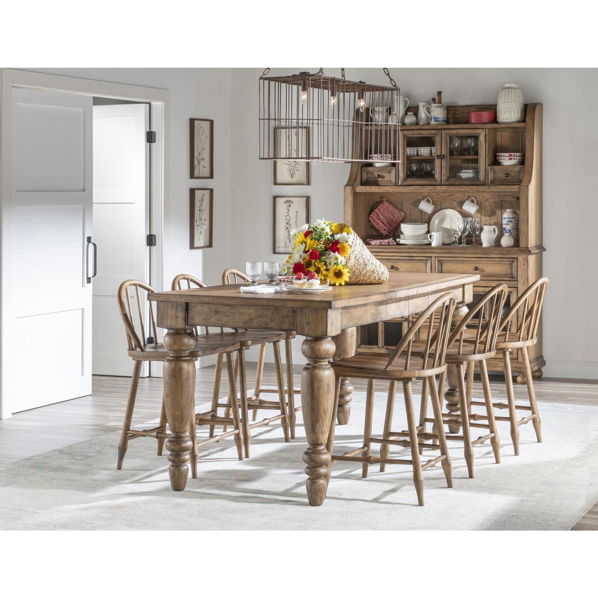 Legacy Classic Vintage Market Counter Height Dining Table in