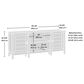Sauder Cottage Road 59" TV Credenza in Mystic Oak, , large