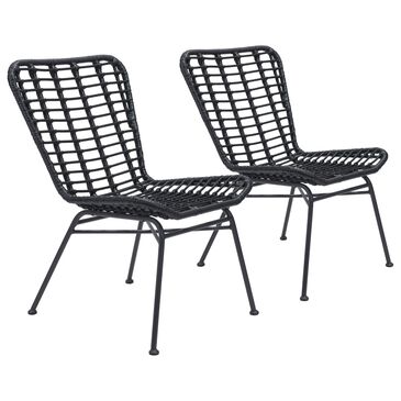 Zuo Modern Lorena Dining Chair in Black (Set of 2), , large