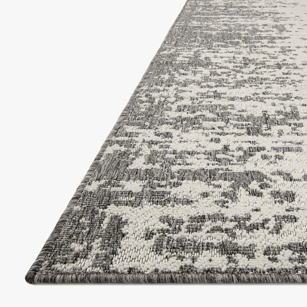 Loloi II Rainier 2&#39;3&quot; x 7&#39;7&quot; Ivory and Grey Indoor/Outdoor Area Performance Rug, , large