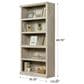 Sauder 5-Shelf Bookcase in Chalked Chestnut, , large