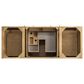 James Martin Vanities Hudson 60" Single Bathroom Vanity in Light Natural Oak with 3 cm Charcoal Soapstone Quartz Top and Rectangular Sink, , large