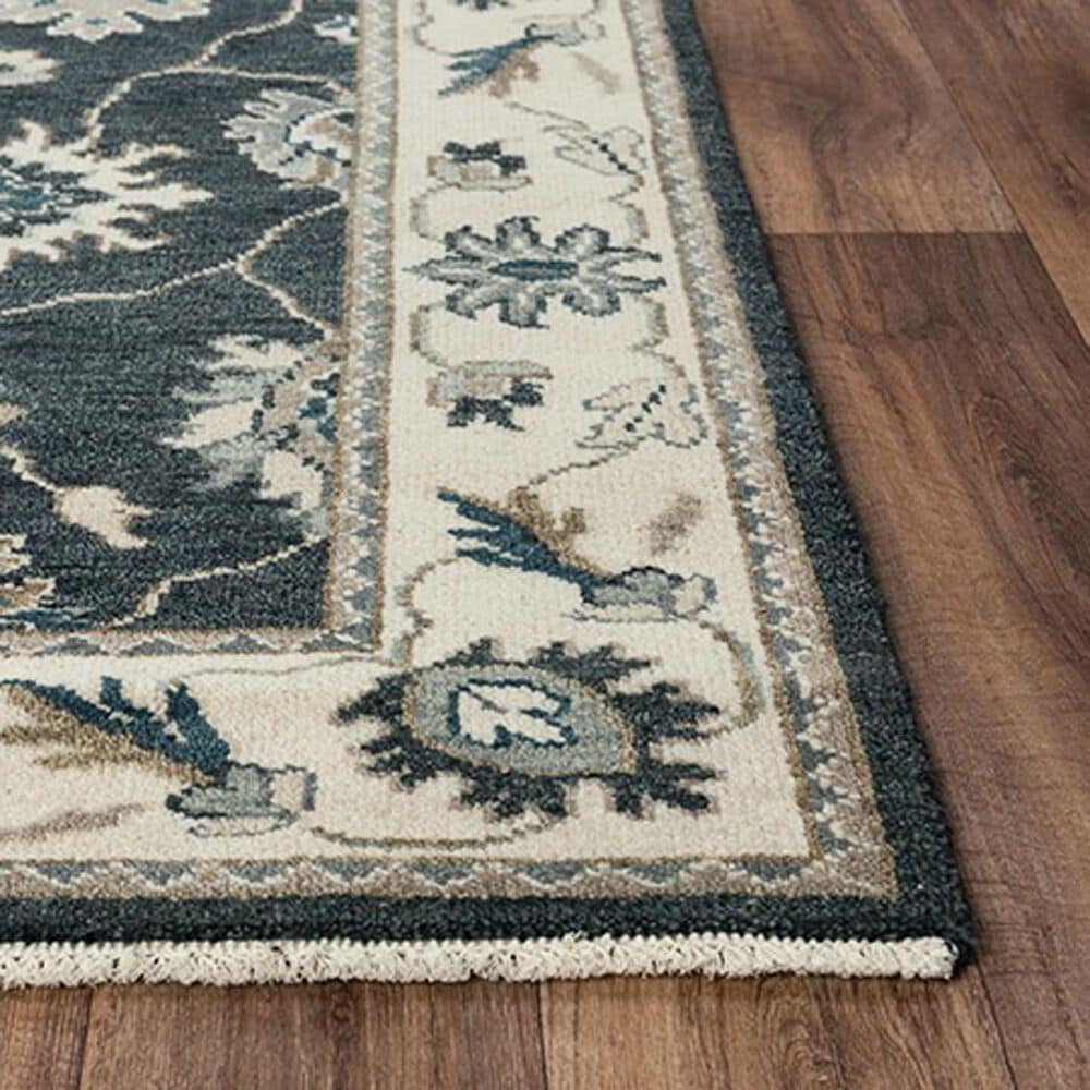 RIZZY Ashton 6&#39; x 9&#39; Charcoal and Ivory Area Rug, , large