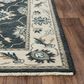 RIZZY Ashton 6" x 9" Charcoal and Ivory Area Rug, , large