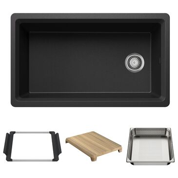 Blanco Inteos 33" Undermount Single Bowl Kitchen Sinks in Anthracite, , large