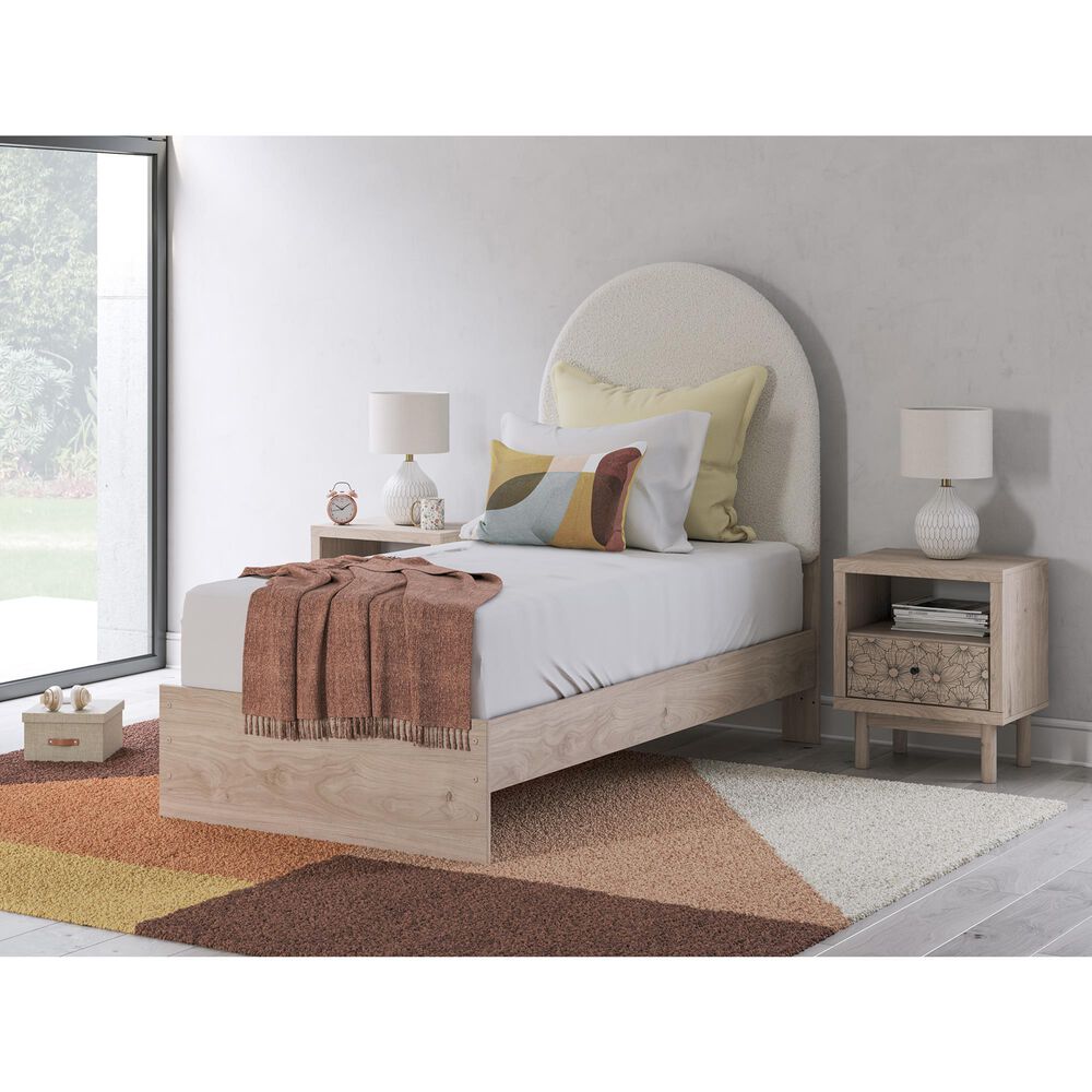 Ashley Arloster 1-Drawer Nightstand in Tan, , large