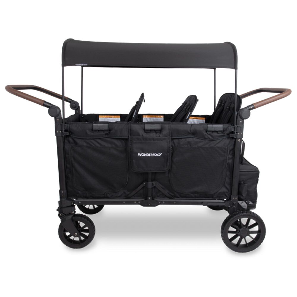 Wonderfold Luxe Pro 6-Seater Stroller Wagon in Jet Black, , large