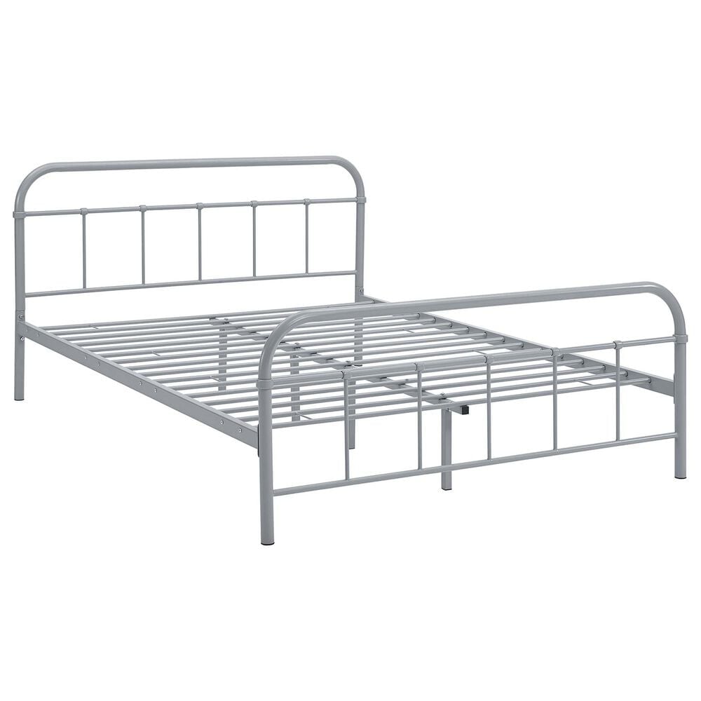 Modway Maisie Queen Platform Bed Frame in Gray, , large