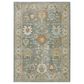 Oriental Weavers Maeve MAE02 Blue and Rust 3"3" x 5" Area Rug, , large