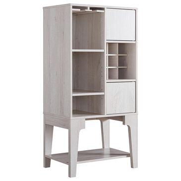 Furniture of America Shepard Wine Cabinet in White Oak, , large