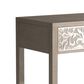Bernhardt Cornelia Nightstand in Nebbia and Glazed Stainless Steel, , large