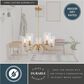 Vaxcel Beverly 5-Light Chandelier in Muted Brass, , large
