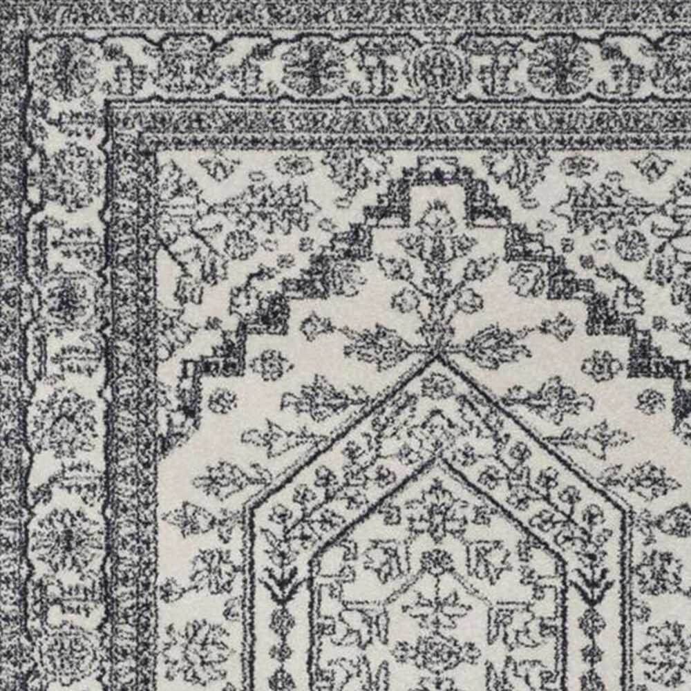 Safavieh Adirondack ADR108R 5&#39;1&quot; x 7&#39;6&quot; Ivory and Navy Area Rug, , large
