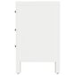 Butler Specialty Company Nora 3 Drawer Nightstand in Smooth White, , large